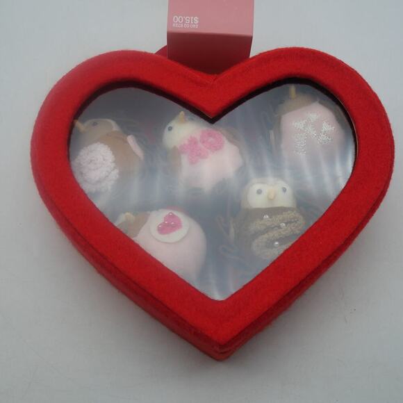 NEW Spritz Valentine's Day Featherly Friends Birds Chocolate Box Target - Picture 4 of 6